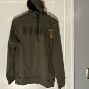 Men’s Nobull Hoodie Green Army. Size small. New with tags